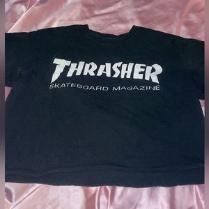 Thrasher cropped tee